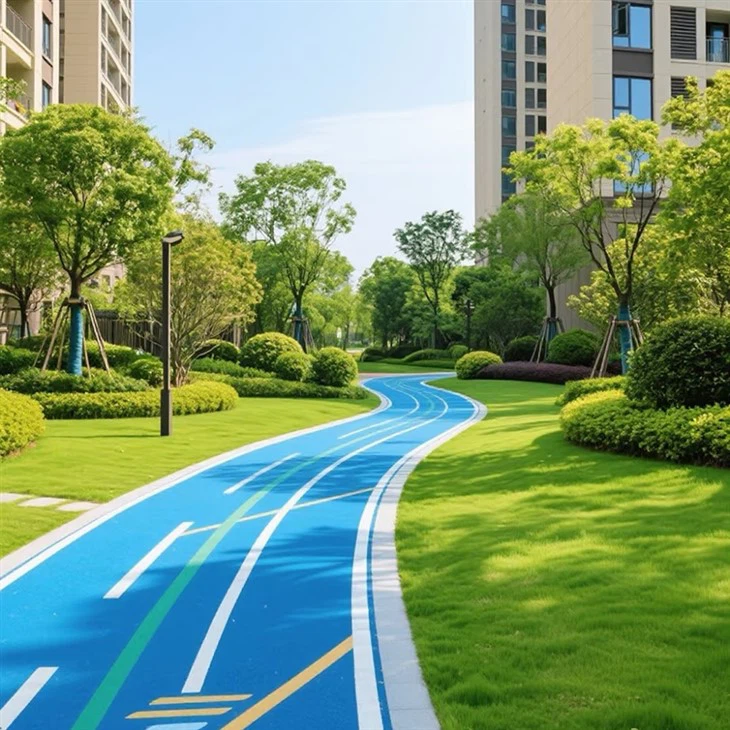 A Layer Of EPDM Sports Surfacr Layer For Park suppliers